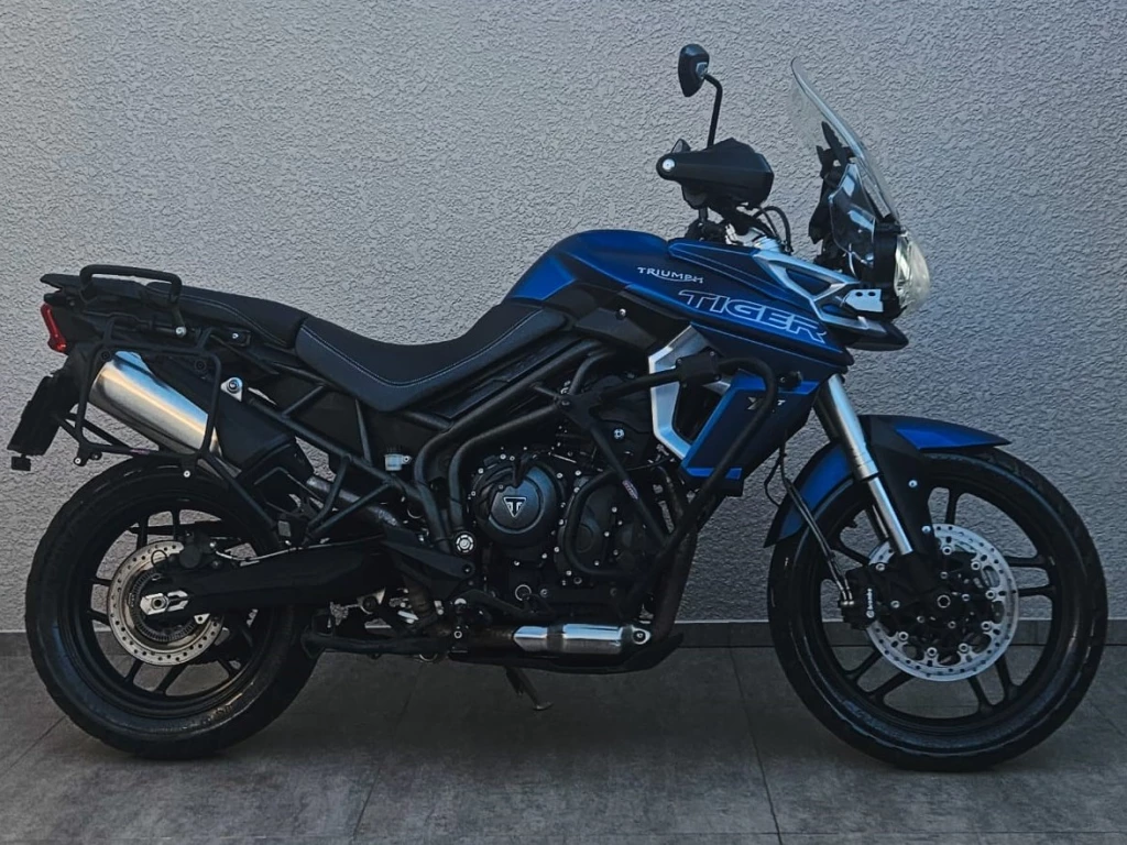 Triumph Tiger 800 XRT 2019 azul à venda no Motonline - foto 2 de 7