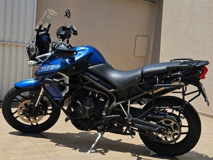 Triumph Tiger 800 XRT 2019 azul à venda no Motonline - foto 5 de 7