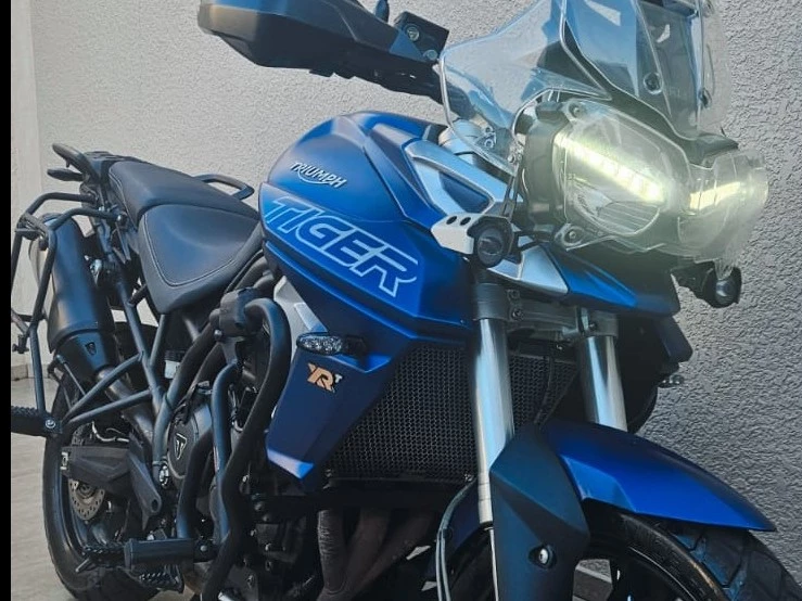 Triumph Tiger 800 XRT 2019 azul à venda no Motonline - foto 4 de 7