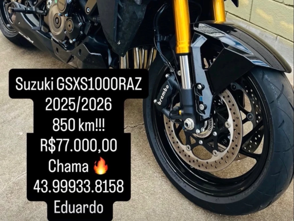 imagem moto SUZUKI GSX-S 1000 2025