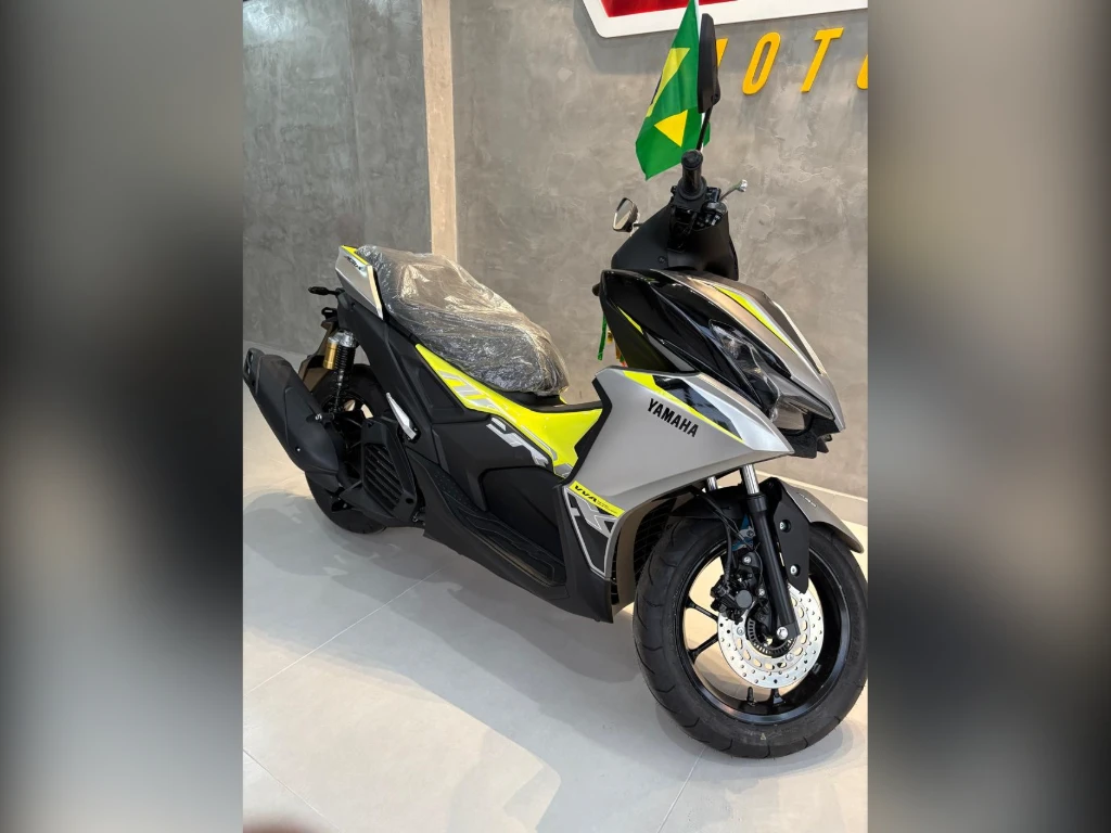 Yamaha Aerox Connected ABS 2026 prata à venda no Motonline - foto 7 de 7