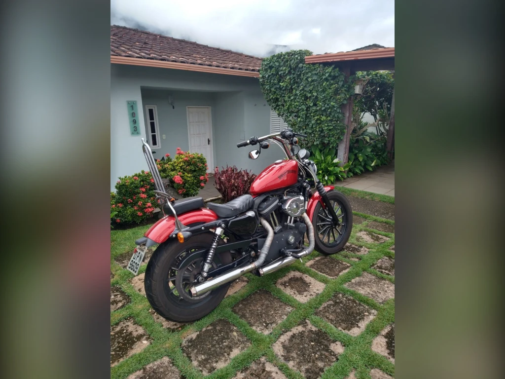 Harley-Davidson XL 883N Iron 2012 laranja à venda no Motonline - foto 3 de 5