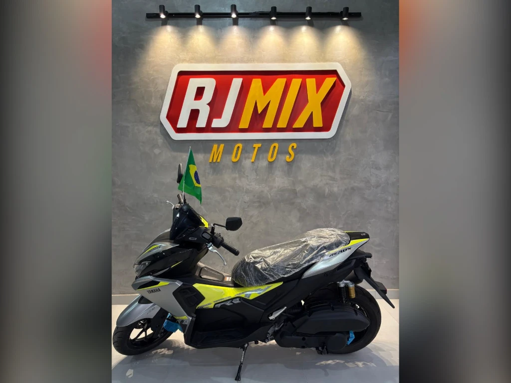 Yamaha Aerox Connected ABS 2026 prata à venda no Motonline - foto 3 de 7