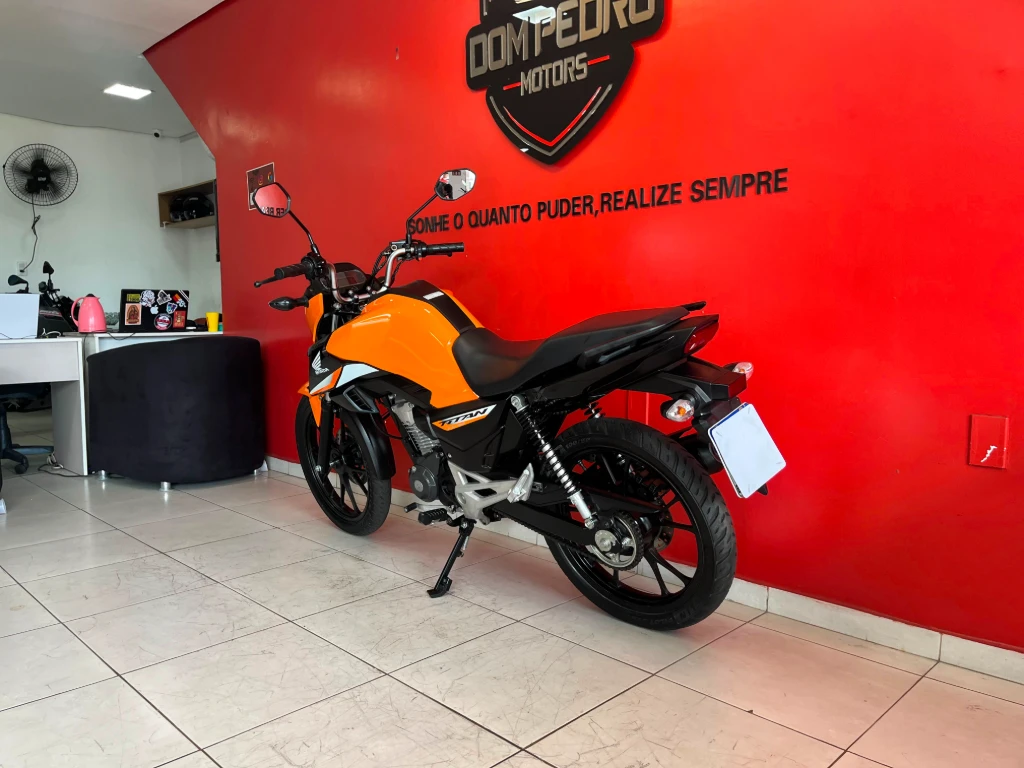 Honda CG 160 Titan Flexone/Ed.Especial 40 Anos 2025 laranja à venda no Motonline - foto 10 de 12