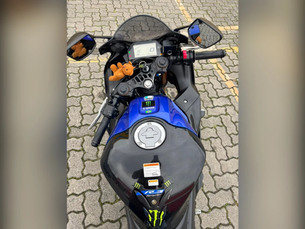 Yamaha YZF R-3 321/ABS 2022 preta à venda no Motonline - foto 6 de 7