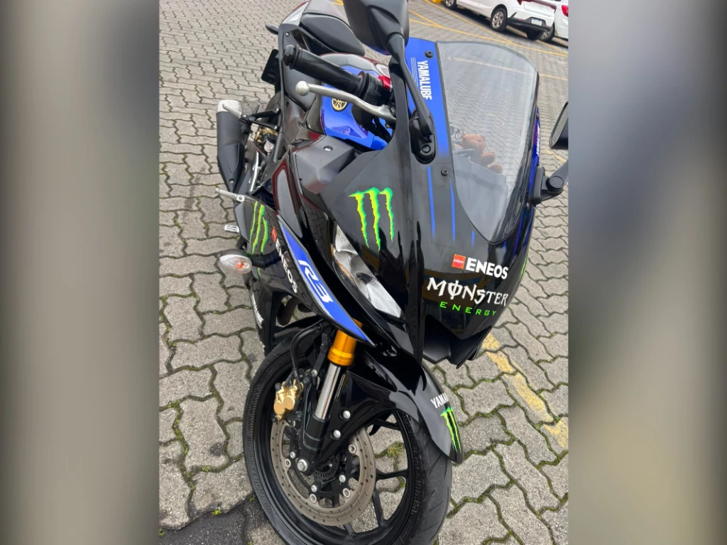 Yamaha YZF R-3 321/ABS 2022 preta à venda no Motonline - foto 7 de 7