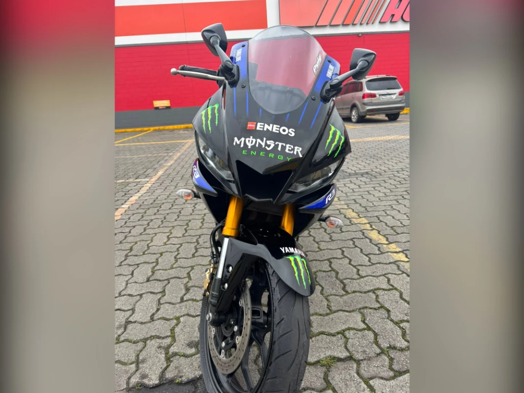 Yamaha YZF R-3 321/ABS 2022 preta à venda no Motonline - foto 2 de 7