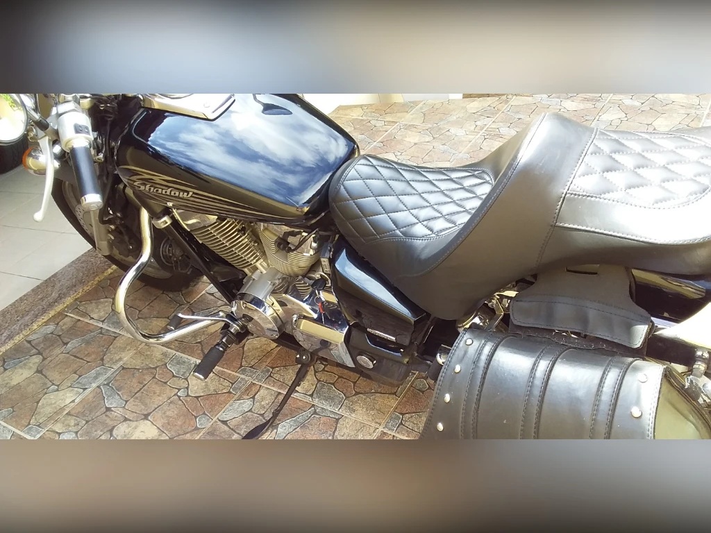 Honda VT 750 Shadow 2008 amarela à venda no Motonline - foto 3 de 12