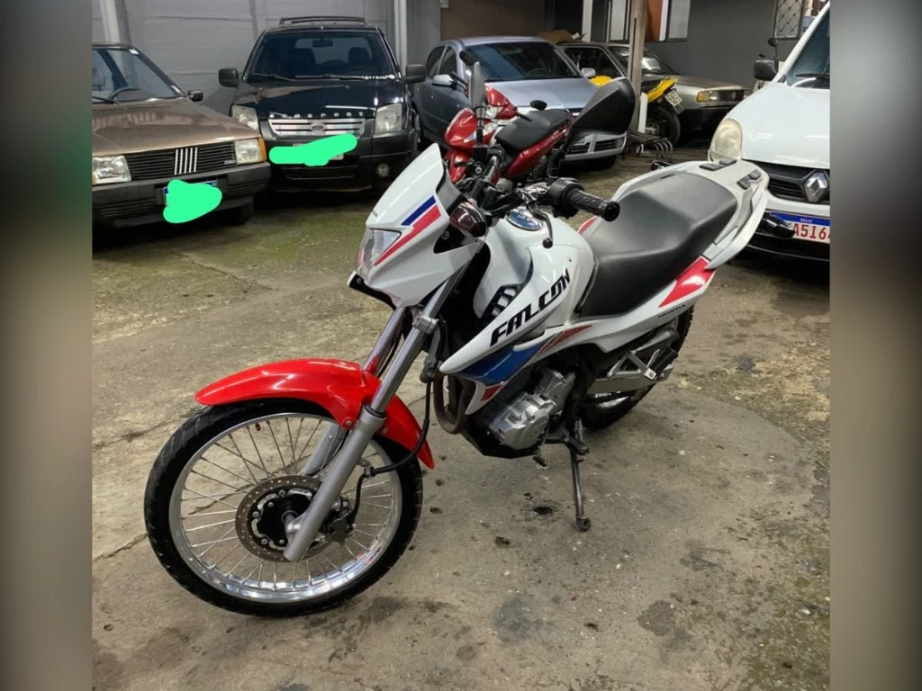 Honda NX 400i Falcon 2014 branca à venda no Motonline - foto 6 de 6
