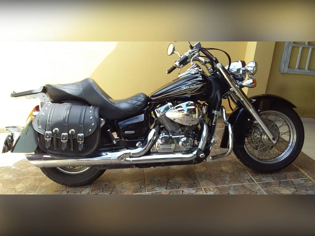 Honda VT 750 Shadow 2008 amarela à venda no Motonline - foto 1 de 12