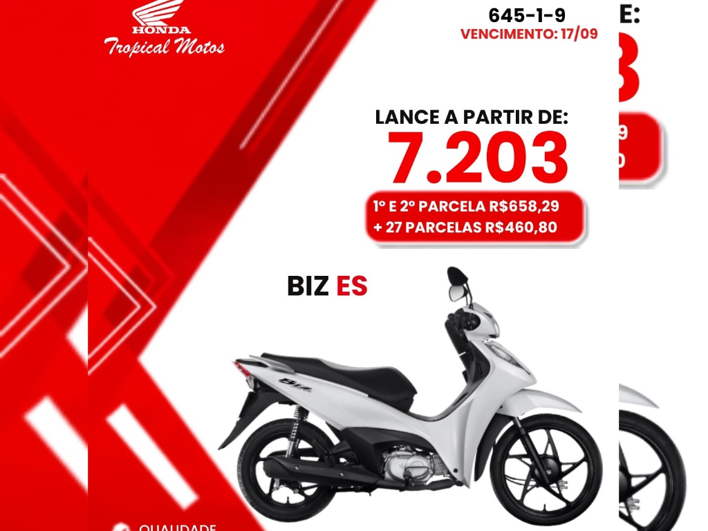 HONDA C 100 BIZ-ES 2026 à venda na Alana Honda