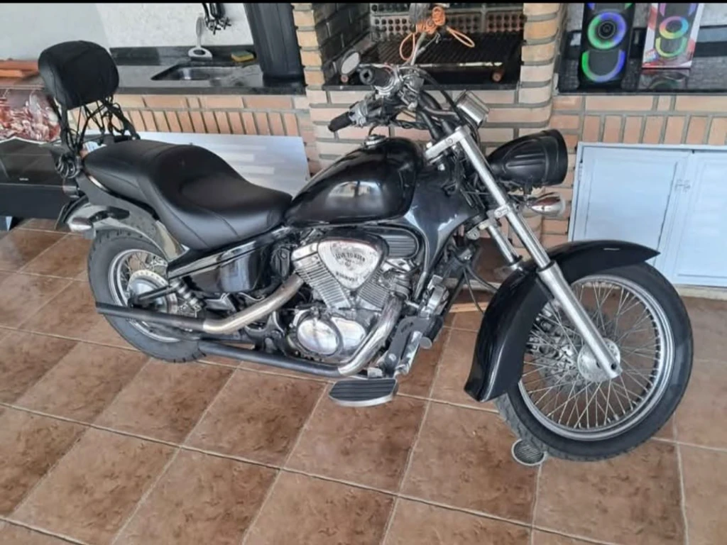 Honda VT 600 C Shadow 2000 preta à venda no Motonline - foto 5 de 6