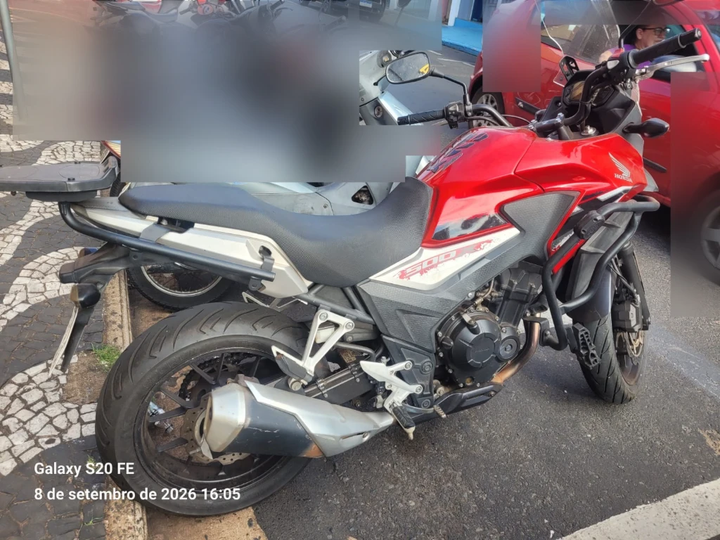 Honda CB 500X 2018 vermelha à venda no Motonline - foto 6 de 8
