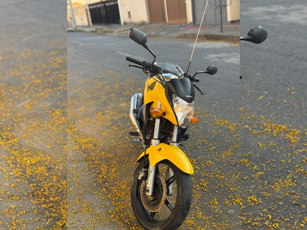 Honda CB 300R/ 300R Flex 2012 amarela à venda no Motonline - foto 2 de 3