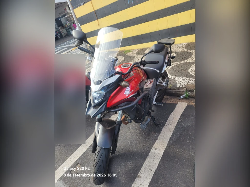 Honda CB 500X 2018 vermelha à venda no Motonline - foto 8 de 8