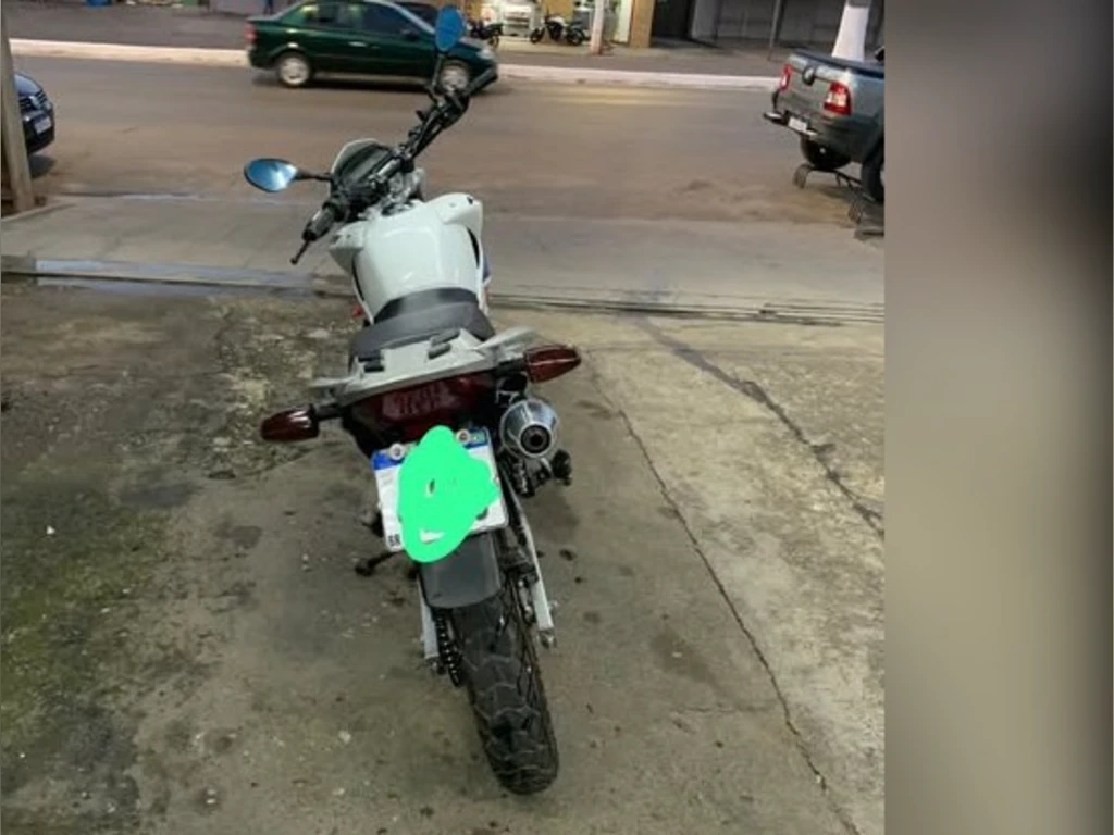 Honda NX 400i Falcon 2014 branca à venda no Motonline - foto 4 de 6