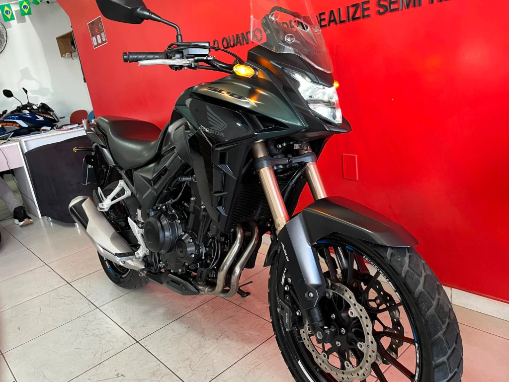 Honda CB 500X 2023 verde à venda no Motonline - foto 6 de 11