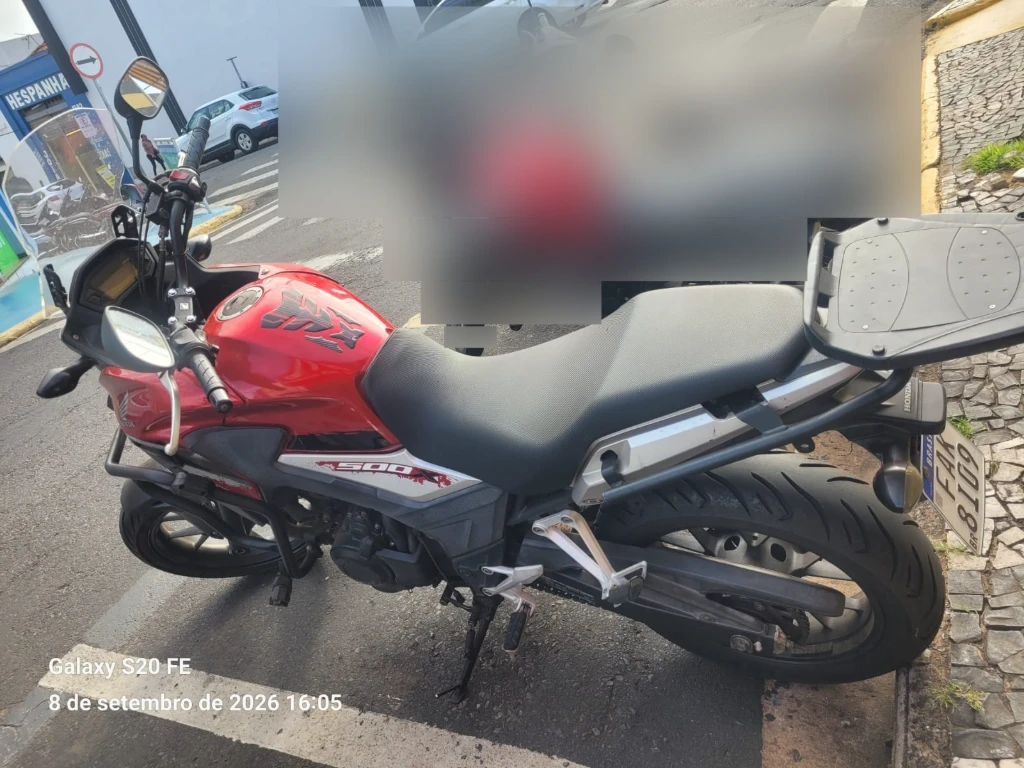 Honda CB 500X 2018 vermelha à venda no Motonline - foto 7 de 8