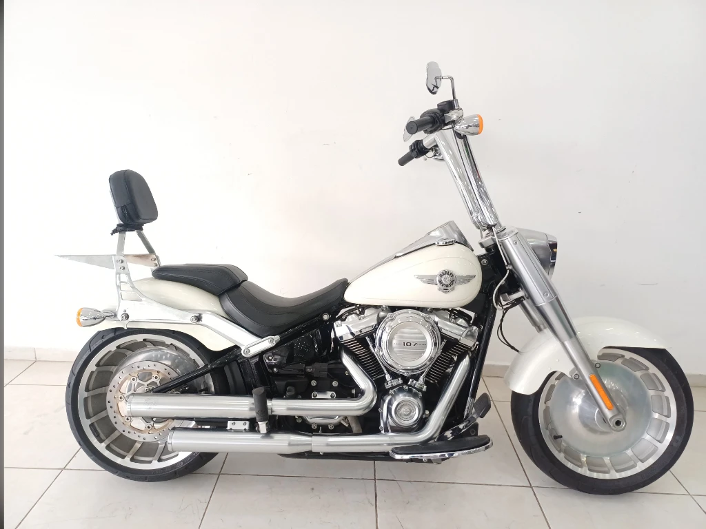 Harley-Davidson FAT BOY Flfb 2018 branca à venda no Motonline - foto 5 de 5
