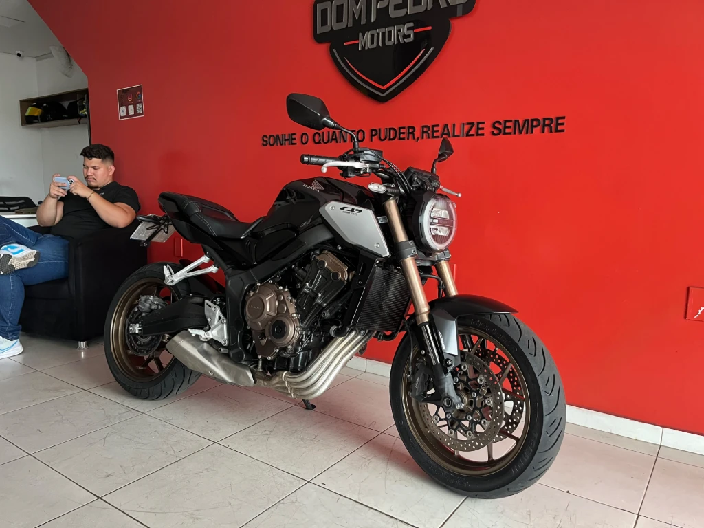 Honda CB 650R 2022 cinza à venda no Motonline - foto 13 de 16