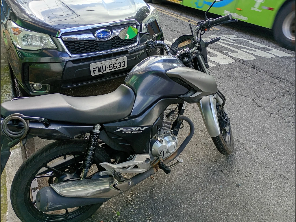 Honda CG 160 FAN Flex 2023 cinza à venda no Motonline - foto 3 de 4