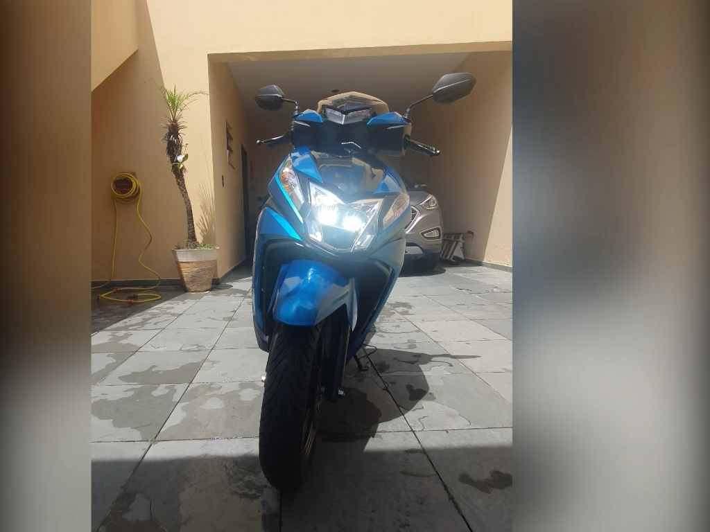 Honda Elite 125 2024 azul à venda no Motonline - foto 7 de 16