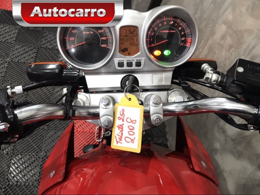 HONDA CBX 250 TWISTER VERMELHA GASOLINA